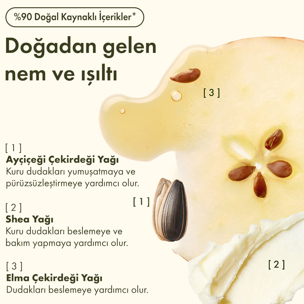 YOUTHTOPIA™ Elma Özlü Jelly Dudak Balmı, 15 ml
